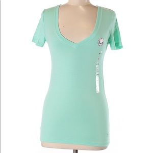 Light blue shirt sleeve top
